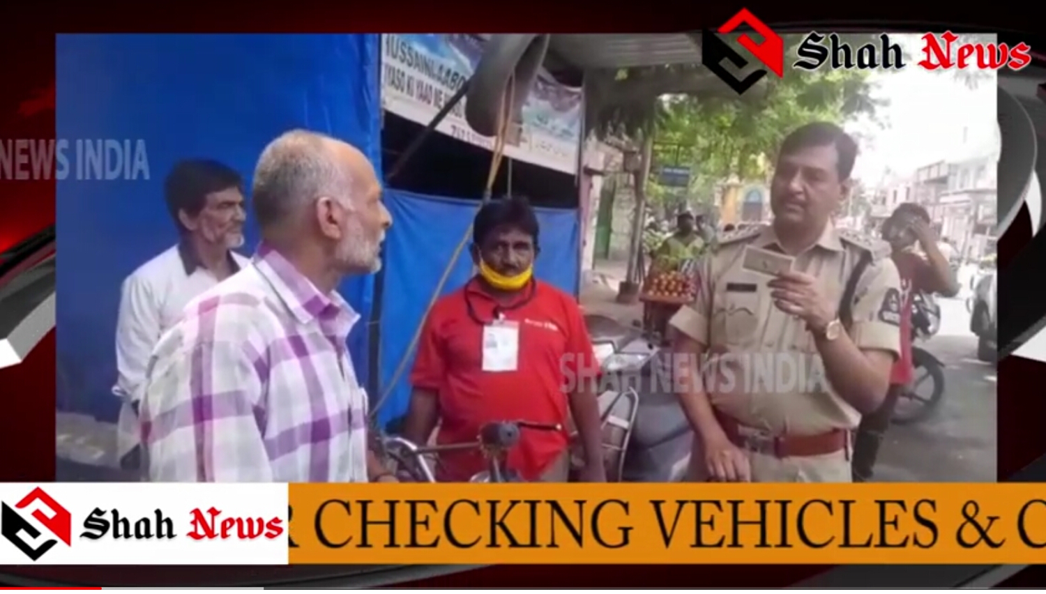 MIR CHOWK ACP ANAND CHECKINK VEHICLES & COUNSELLING TO PUBLICE TO AT HOME & DONT GO ANYWHERE 2 PERSON ON I BIKE, STAY SAFE & STAY HEALTHY