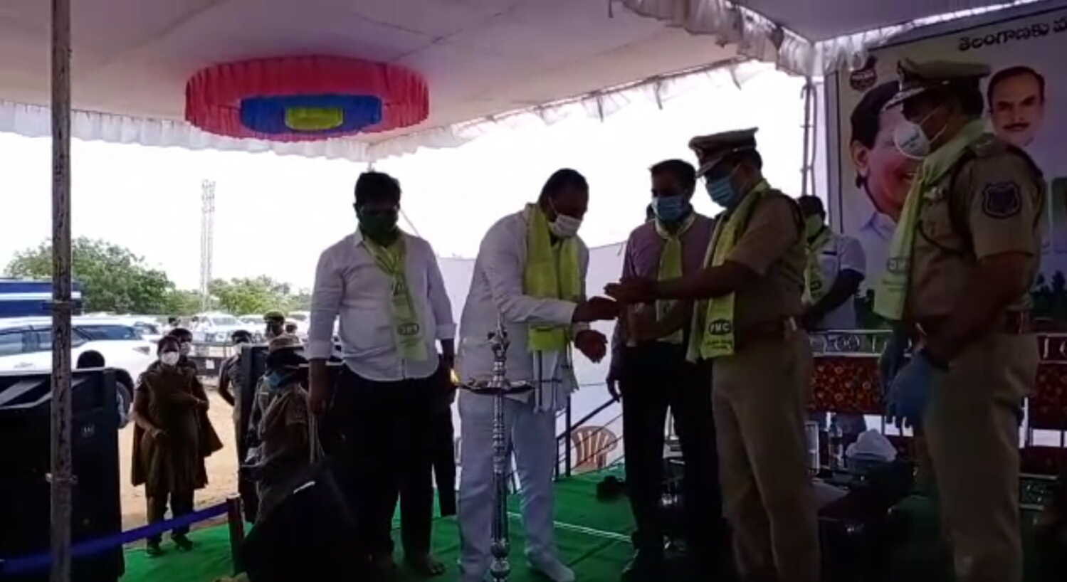 MADCHAL DISTRICT. THE SIXTH INSTALLMENT GREENHOUSE PROGRAM AT THE RACHAKONDA POLICE COMMISSIONERATE  OFFICE,