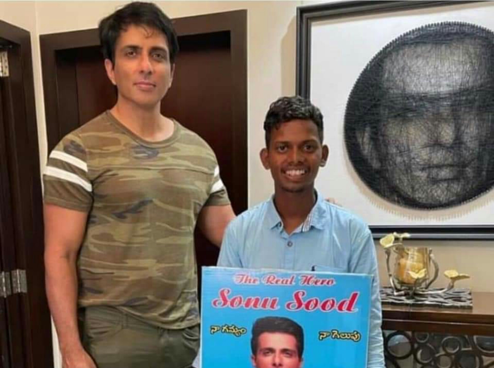MAN WALKS BAREFOOT FROM HYDERABAD TO MUMBAI TO MEET SONU SOOD ACTOR SAYS HE HAS IMMENSELY HUMBLED ME...