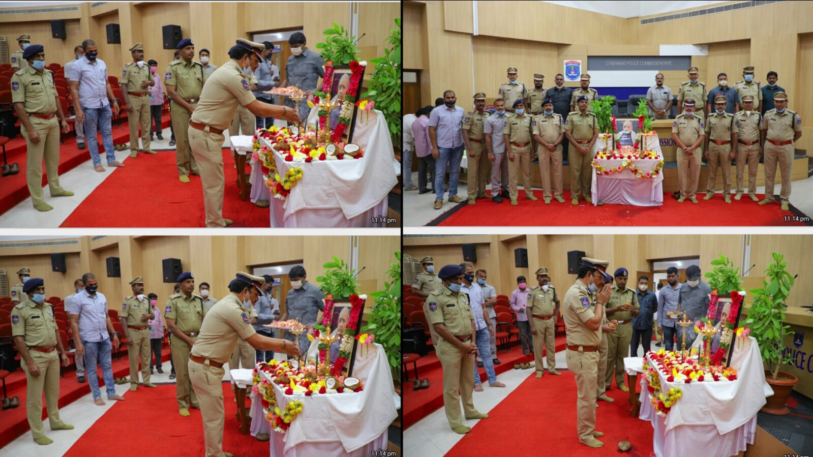 Cyberabad CP Pays Rich Tributes To PV Narasimha Rao