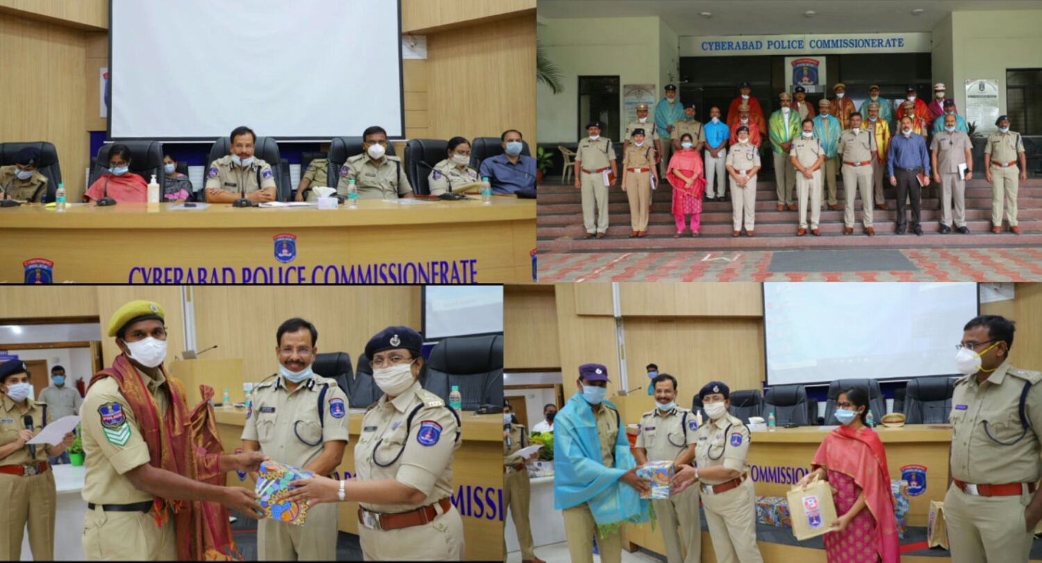 Cyberabad Police welcomes back its Covid-19 warriors -	Grand welcome to 15 Corona Conquerors in Cyberabad Commissionerate