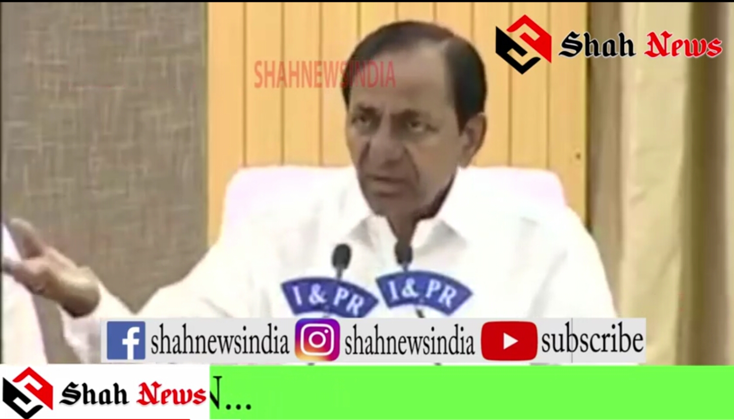 pragati bhavan cm kcr sir addresed to media...