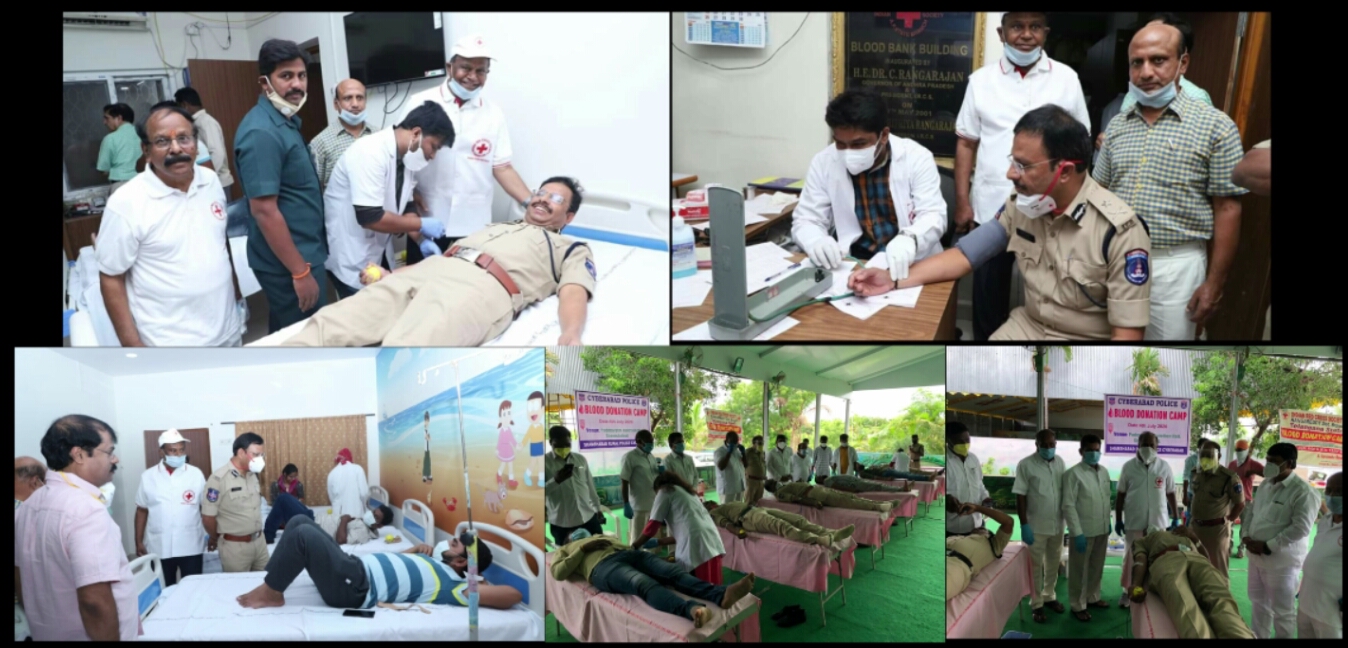 Cyberabad Cops to conduct Blood donation drive for Thalassemia, Cancer & other patients who are in need of Blood regularly..