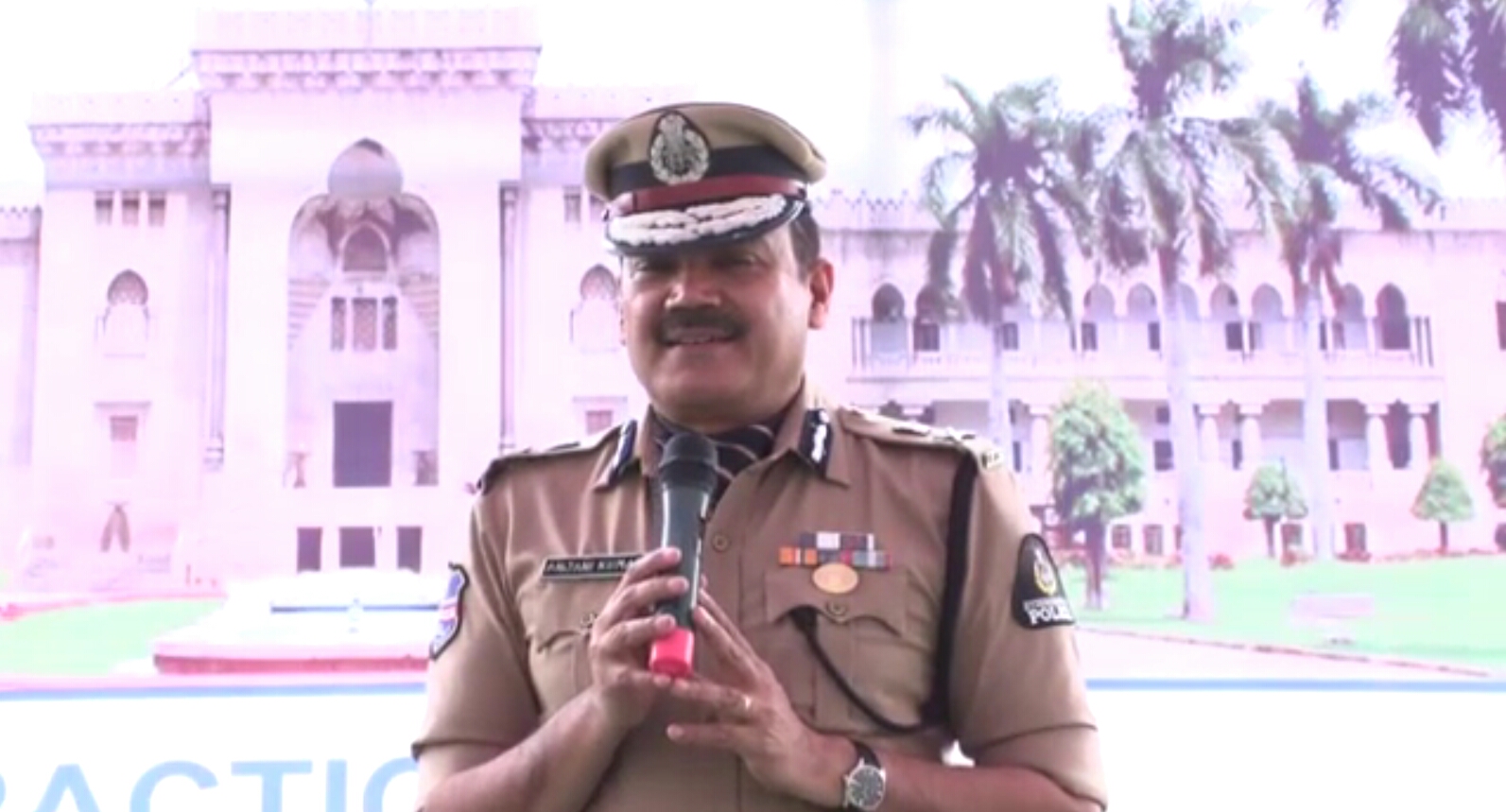 HYDERABAD: OSMANIA UNIVERSITY STUDENTS INTERACTION Hyderabad. CP SIR, ANJANI KUMAR , 
