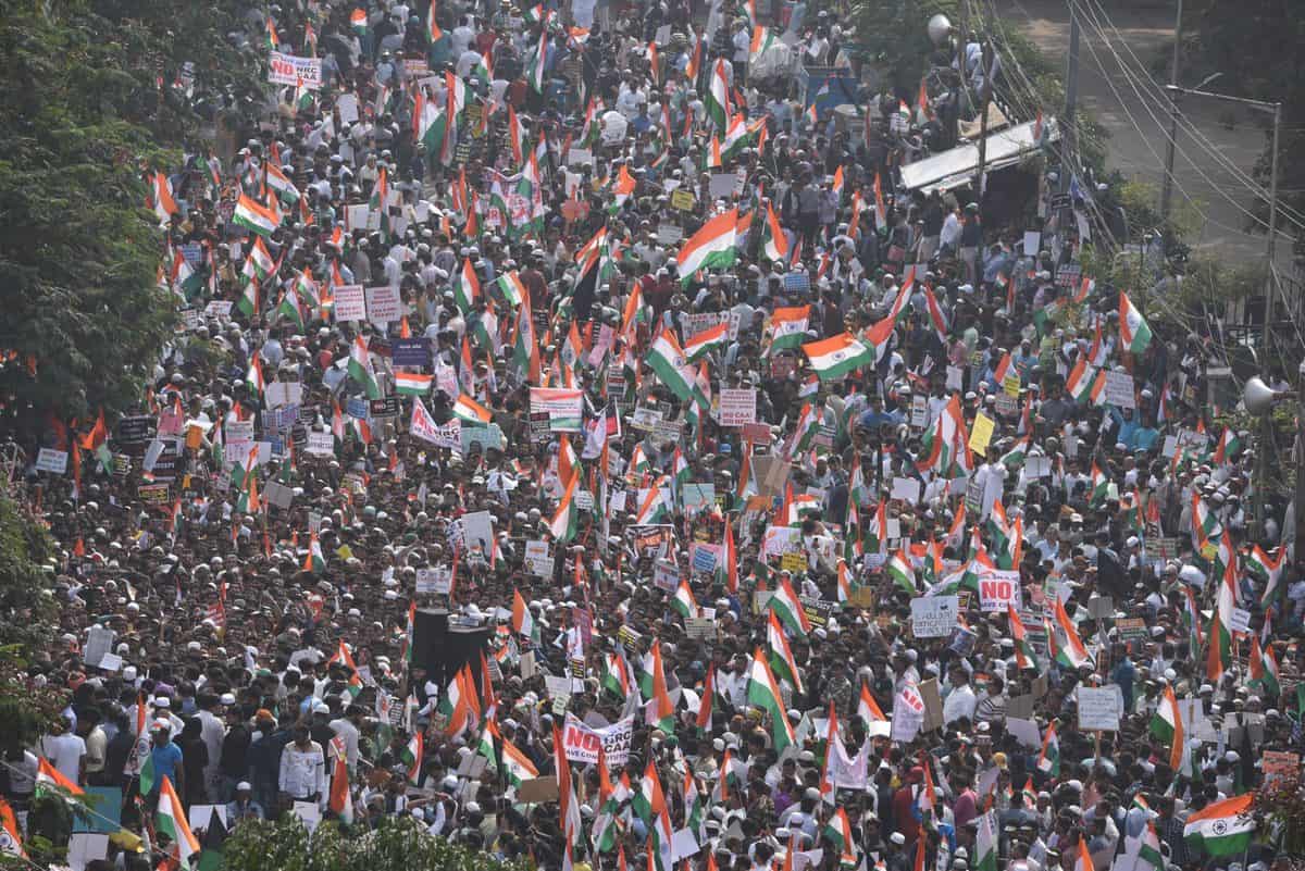 Million March Organizer booked for defying police permit rules (Mohammed Mushtaq Malik, Convenor, JAC, and President of Tahreek Muslim Shabban.)