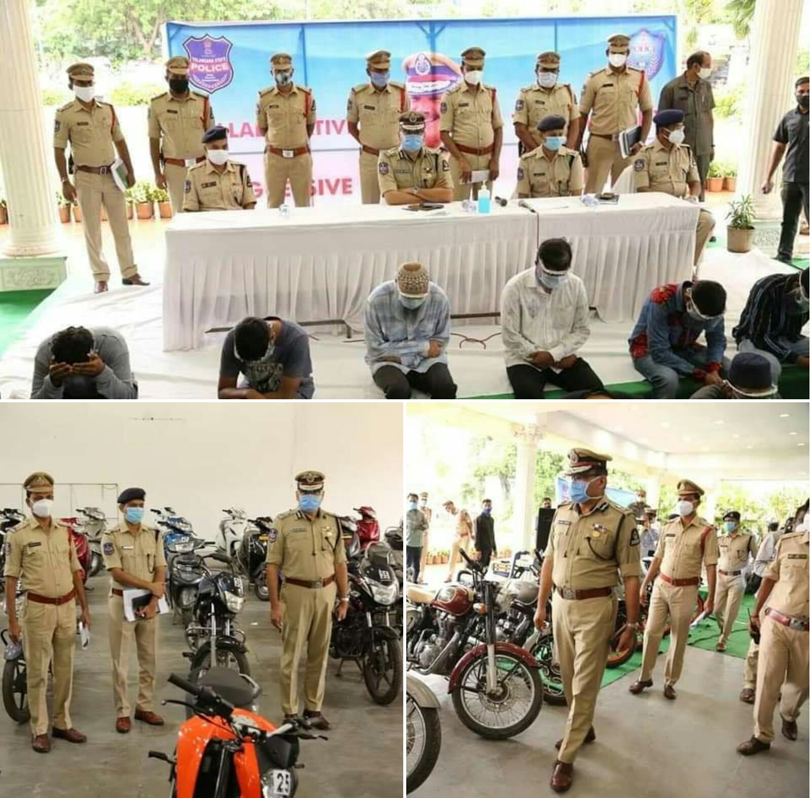 In the recent past there are many cases of two wheeler thefts in Hyderabad City. On the instructions of the Commissioner of Police, Hyderabad