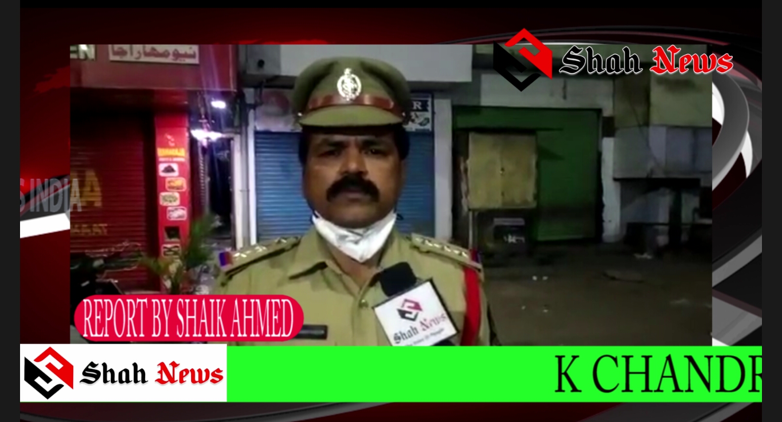 K CHANDRASEKHAR REDDY SHO GOLCONDA SHARED FEW RELATED LOCKDOWN DUE TO COVID-19 