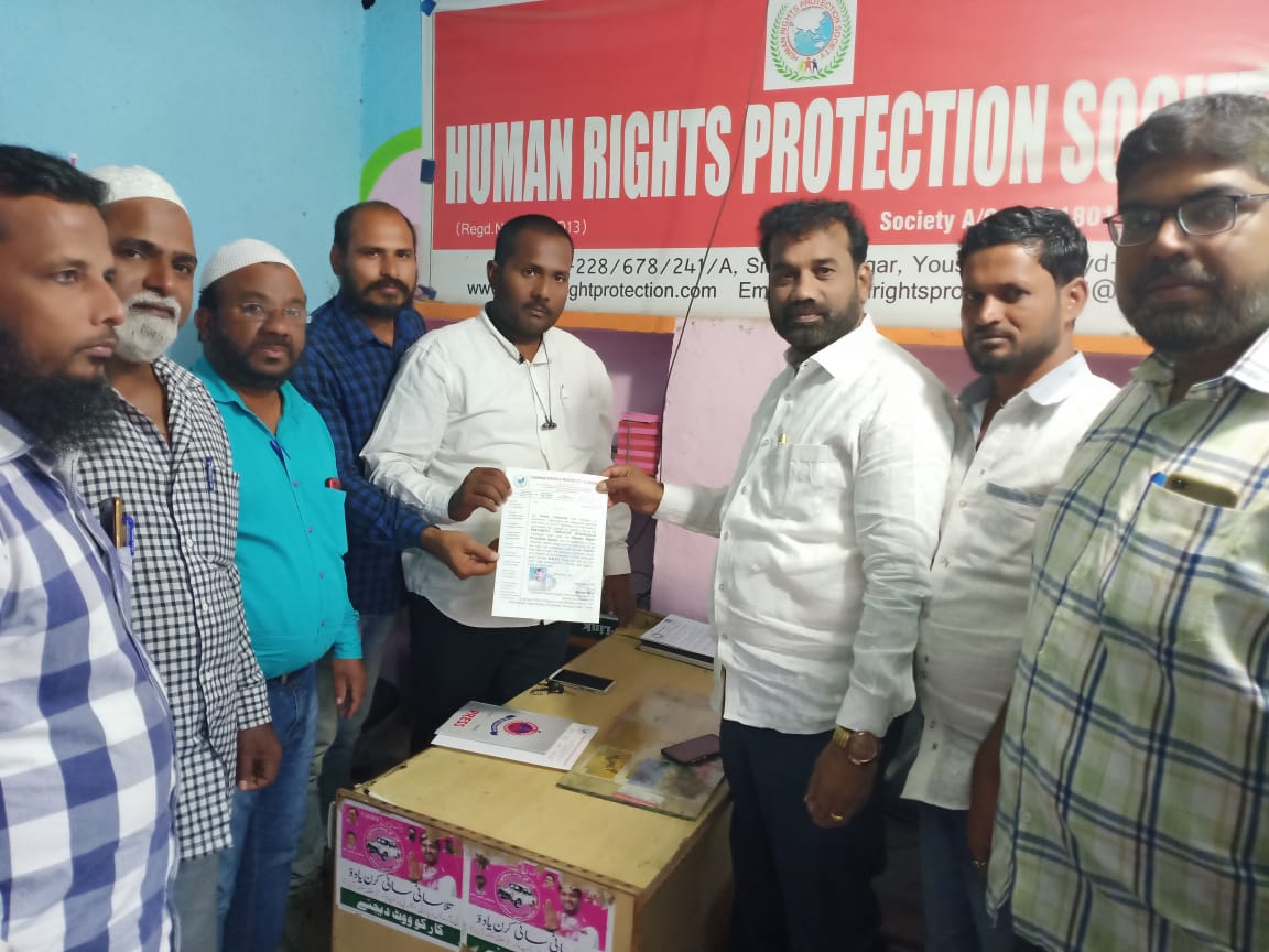 Human Rights Protection Society Appointed Greater Hyderabad President to Kolan Venkatesh