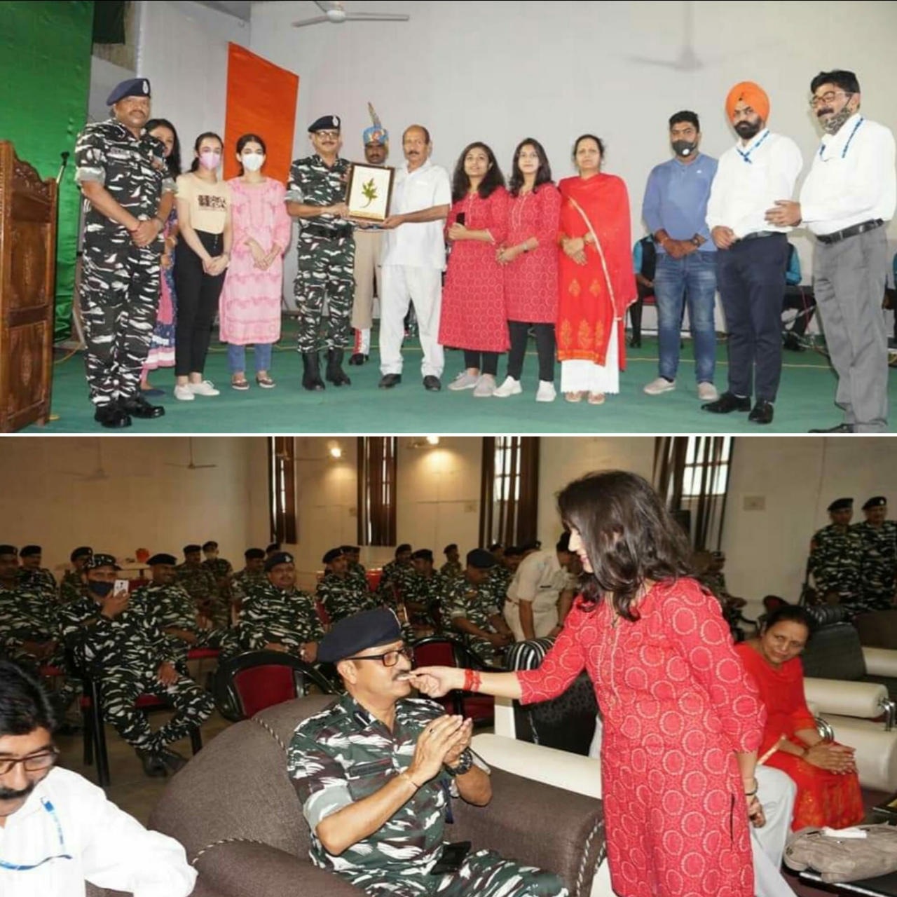 GENERAL ZORAWAR SINGH MEMORIAL EDUCATIONAL & CHARITABLE TRUST ( regd) OF JAMMU KASHMIR IS COLLABORATION WITH AAHMI PUNEKAR NGO TODAY CELEBRATED RAKSHA BANDHAN WITH CRPF...