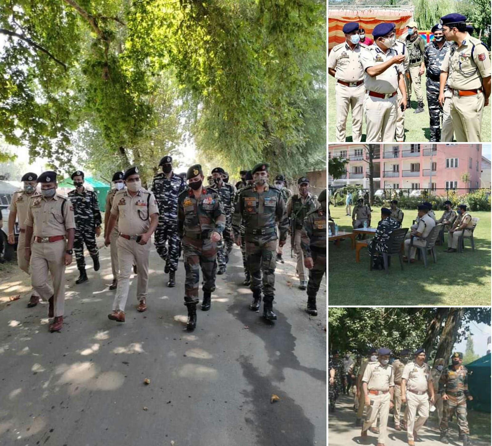 POLICE MEDIA CENTRE PHQ, J&K DGP VISITS NORTH KASHMIR  CHAIRS OFFICERS MEETING, REVIEWS SECURITY SCENARIO....