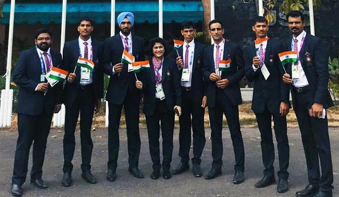 Indian flag hoisted at Asian Games Village on Independence Day